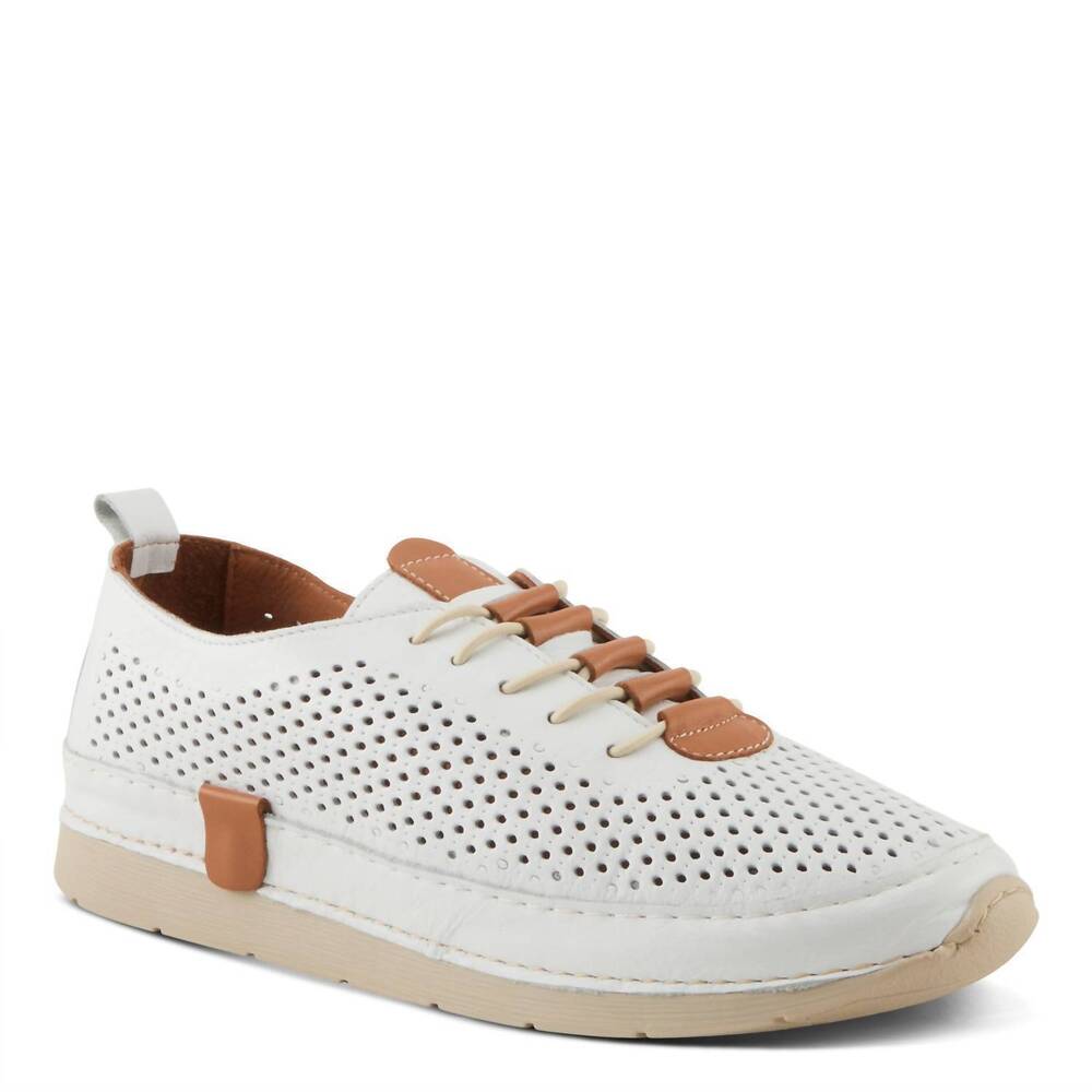 NEW SPRING STEP SHOES women's breen sneaker in white